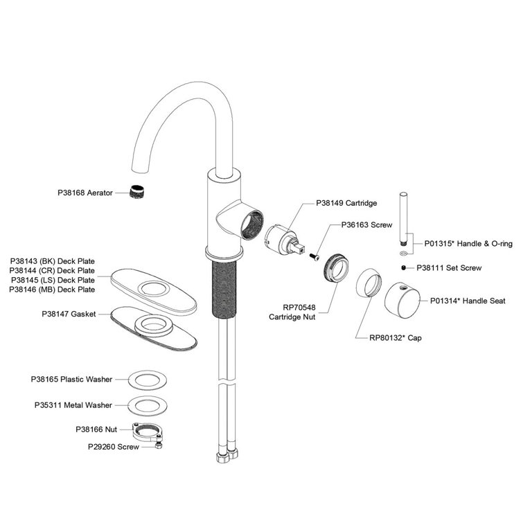 Elkay Avado Chrome Single Hole Bar Faucet with Pull-out Spray