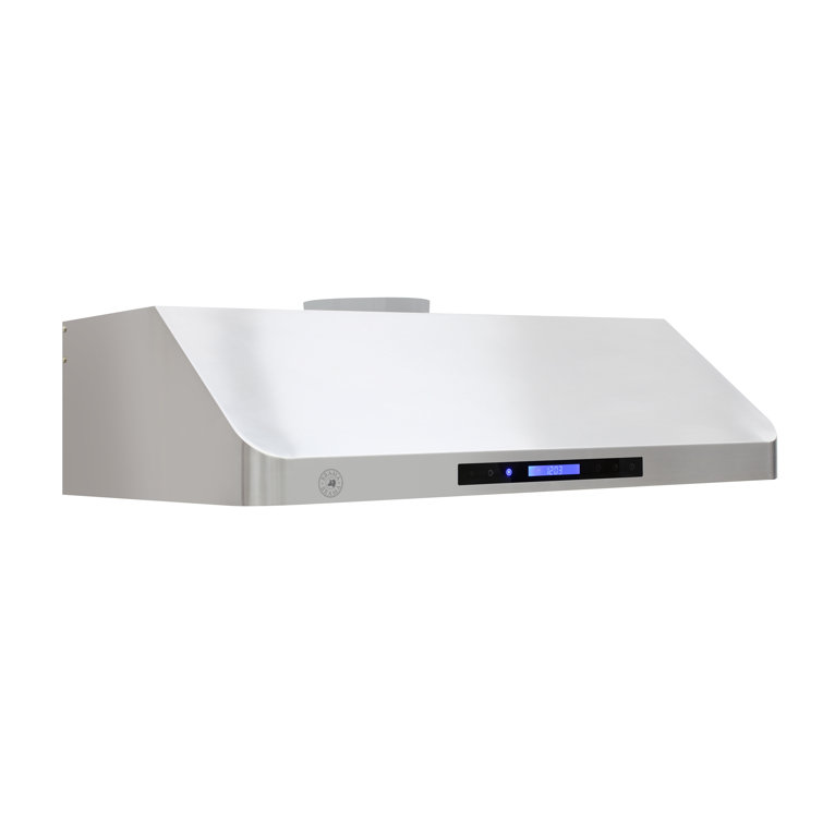 Brama 36-Inch Stainless Steel Under Cabinet Range Hood with LED Lights