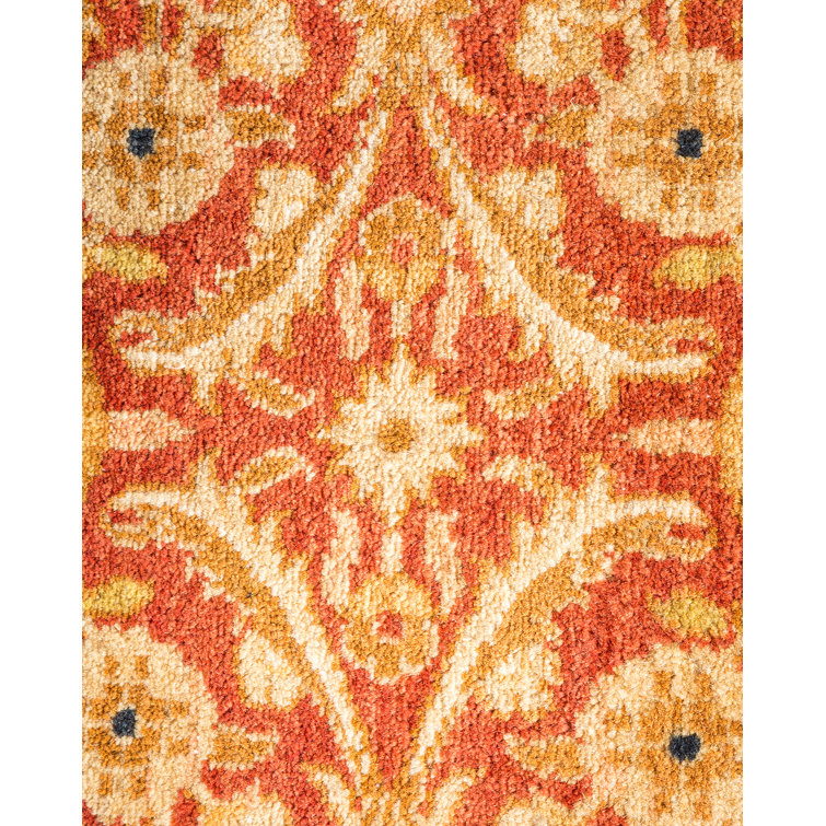 Handmade Ivory Wool Rectangular Area Rug 6'4" x 9'5"