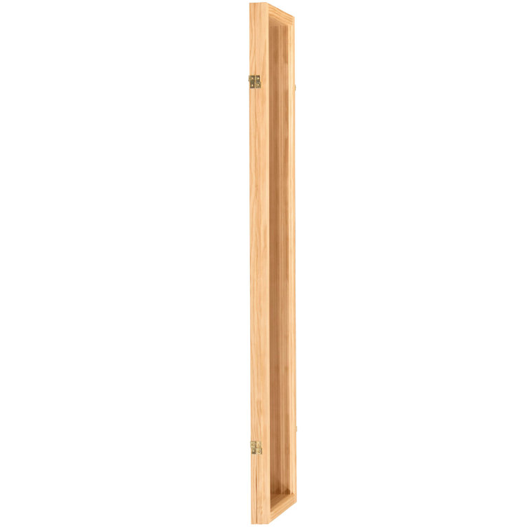 Natural 4-Panel Clear Acrylic Folding Screen