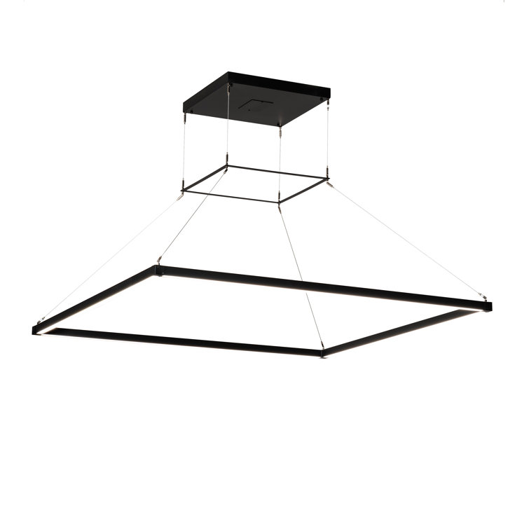 Anillo Black Glass LED Indoor/Outdoor Pendant Light