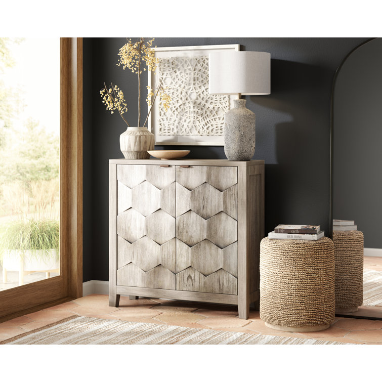 Gray Ceramic Table Lamp with Cream Drum Shade