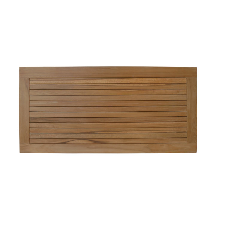 Anderson Teak Rectangular Outdoor Spa Shower Mat