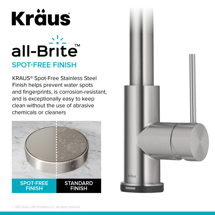 Spot Free Stainless Steel Touch Kitchen Faucet with Pull-Down Sprayer