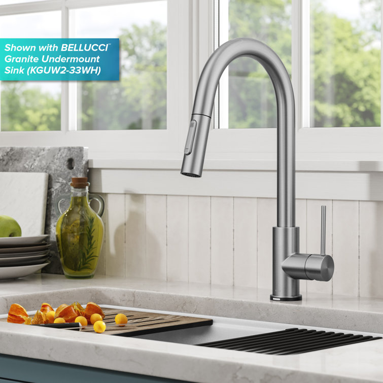 Spot Free Stainless Steel Touch Kitchen Faucet with Pull-Down Sprayer