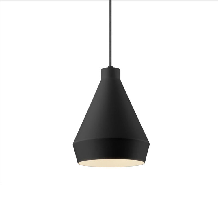 Koma 11" Black Aluminum LED Indoor/Outdoor Pendant Light