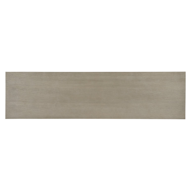 Cardenas 82'' Brown Makore Veneer Media Console with Cabinets