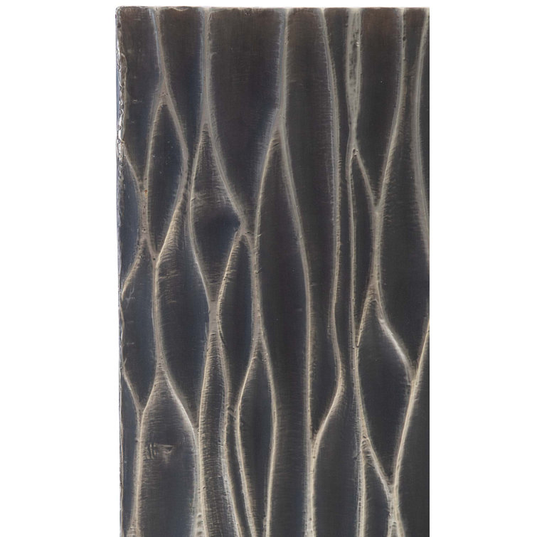 Skylar Antique Silver Textured Accent Cabinet