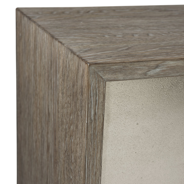 Lowe Transitional Cream 5-Drawer Dresser in Jicama Finish