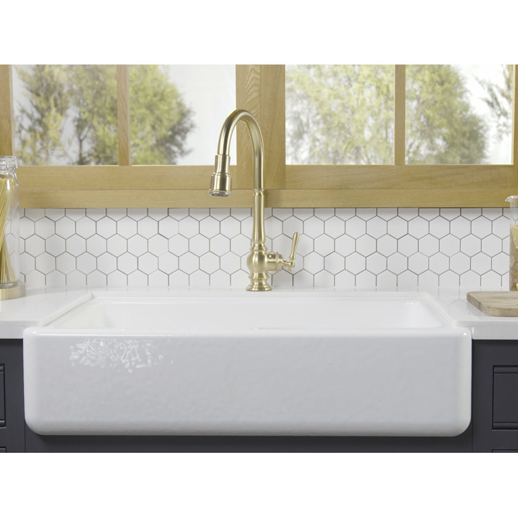 Vibrant Brushed Moderne Brass Touchless Pull Down Kitchen Faucet
