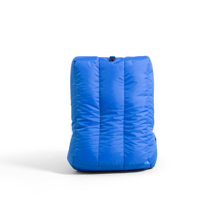 Pacific Blue Polyester Grab & Go Outdoor Bean Bag Chair