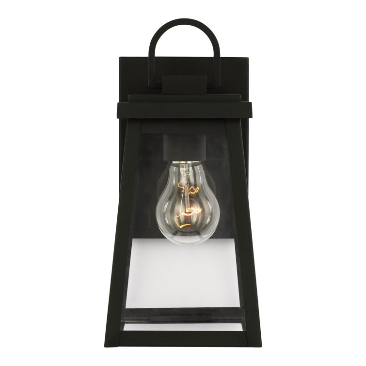 Founders Bronze Black 1-Light Outdoor Lantern with Dimmable Energy Star
