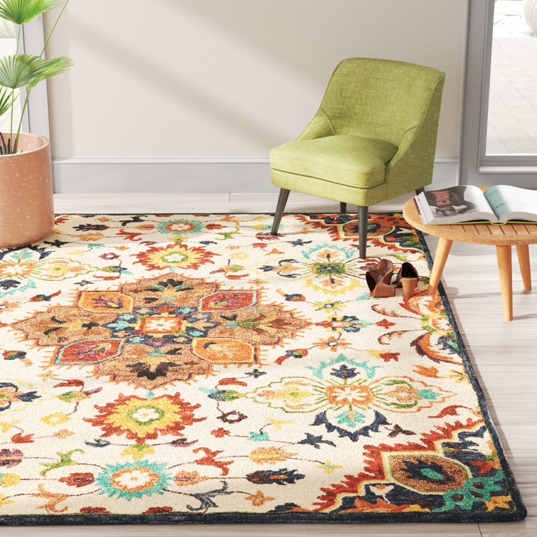 Multicolor 8' x 10' Handmade Wool Tufted Area Rug