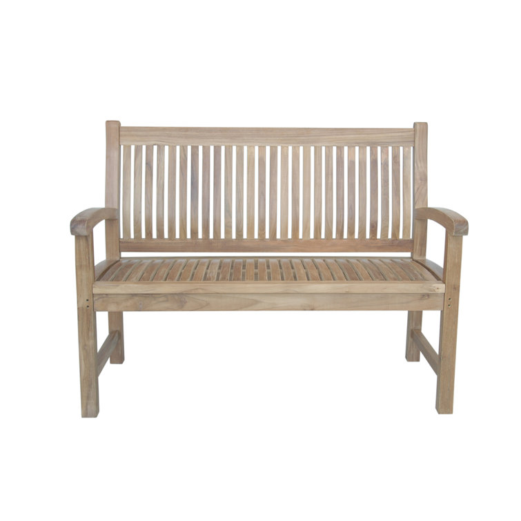 Sahara 47" Teak 2-Seater Outdoor Bench