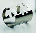 Girotondo Stainless Steel Woman Cutout Napkin Ring