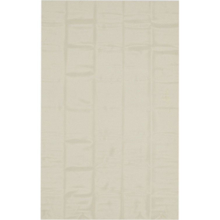 Ultra-Slim Non-Slip 8' x 10' White Rug Gripper Pad