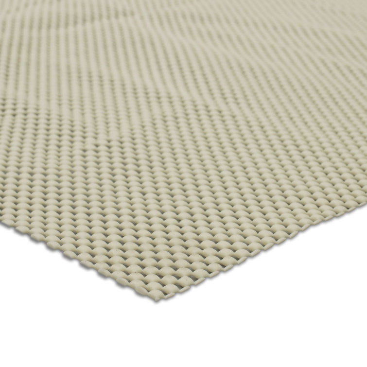 Ultra-Slim Non-Slip 8' x 10' White Rug Gripper Pad