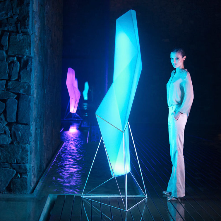 Faz 86.5'' Integrated LED Bright White Outdoor Floor Lamp