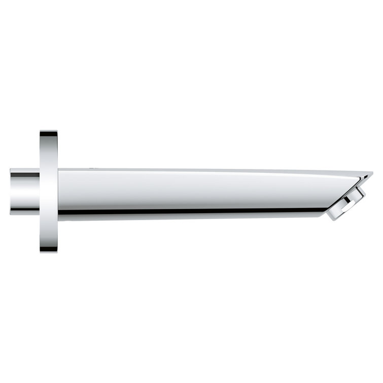 Eurosmart Chrome Wall Mounted Tub Spout