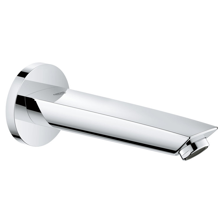 Eurosmart Chrome Wall Mounted Tub Spout