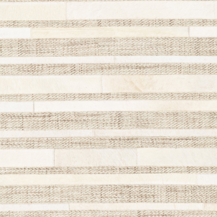 Jardin Gray and Beige Handwoven Wool Area Rug 10' x 14'