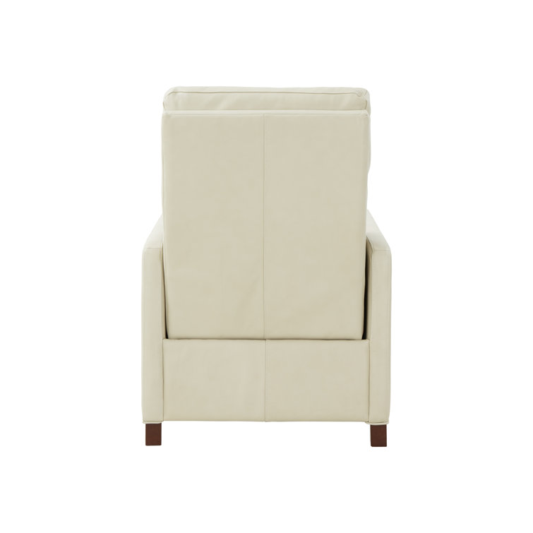 Barone Parchment Zero Gravity Leather Power Recliner with USB