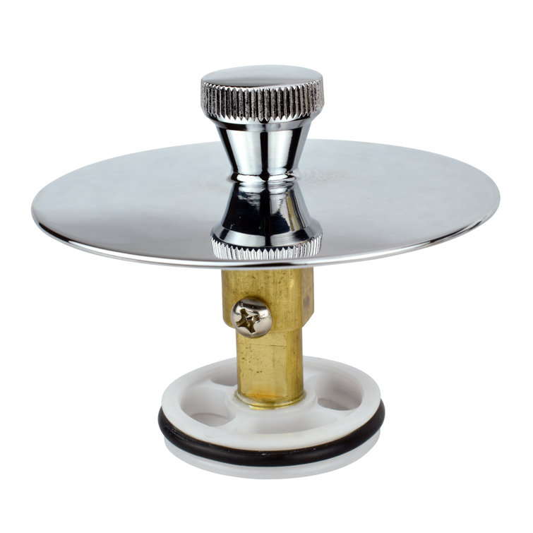 Polished Chrome Universal Fit Tub Drain Stopper