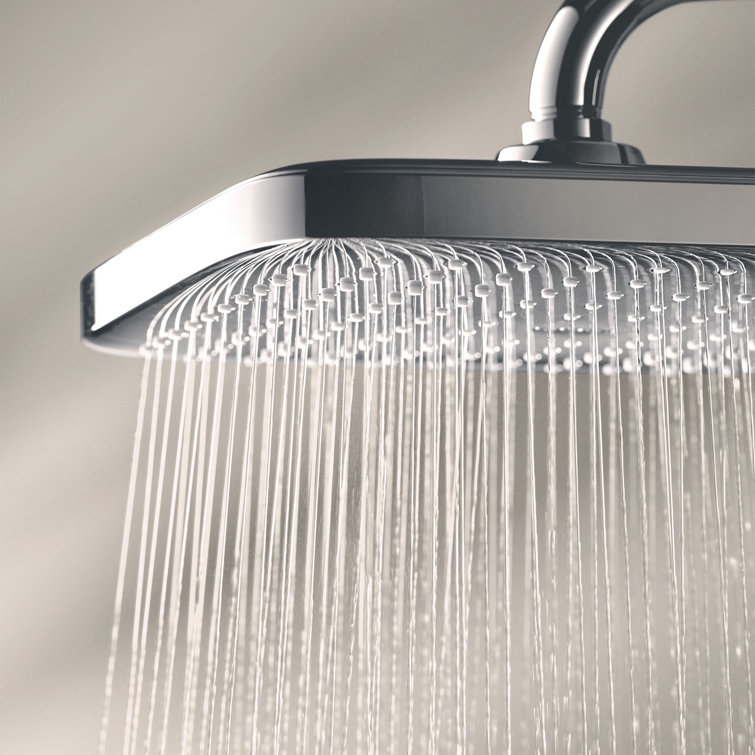 Tempesta Square Chrome Rain Shower Head with DreamSpray