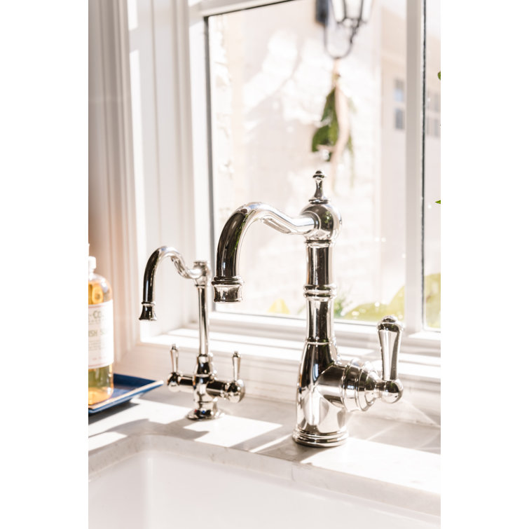 Edwardian Classic Polished Nickel Brass Bar Faucet