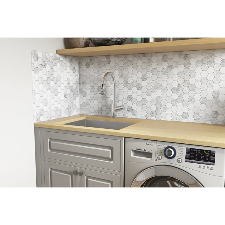 Ruvati 23" x 18" Stainless Steel Undermount Utility Sink