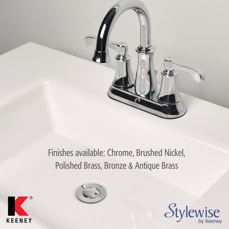 Brushed Nickel Bathroom Sink Pop-Up Drain Assembly
