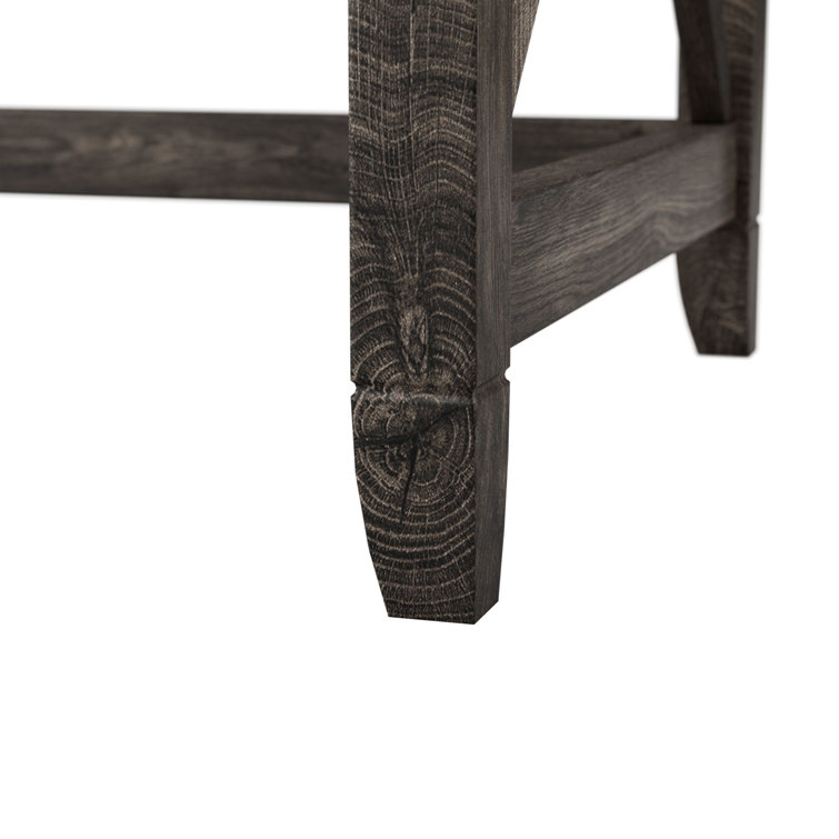 Key West 60W Dark Gray Hickory L-Shaped Casual Desk