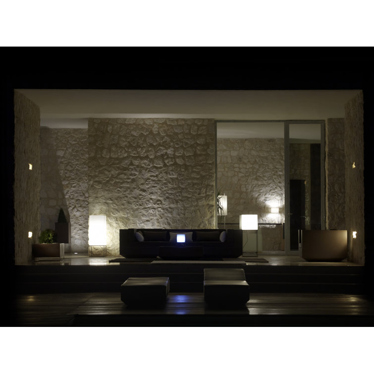 Vela 44'' Blue LED Color Changing Outdoor Floor Lamp by Ramon Esteve