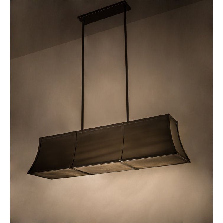 Nadine 9-Light Bronze Metallic Kitchen Island Pendant