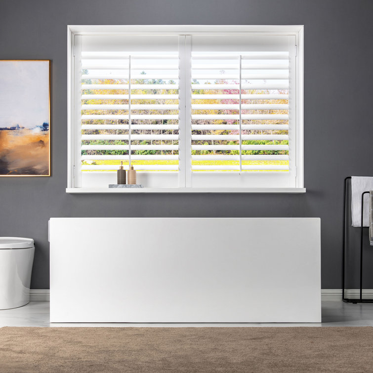 59'' White Acrylic Freestanding Rectangular Soaking Bathtub