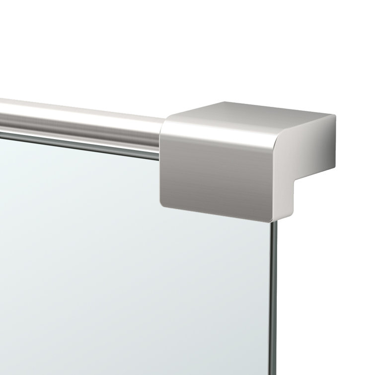 Sleek Satin Nickel Rectangular Wall Mount Vanity Mirror