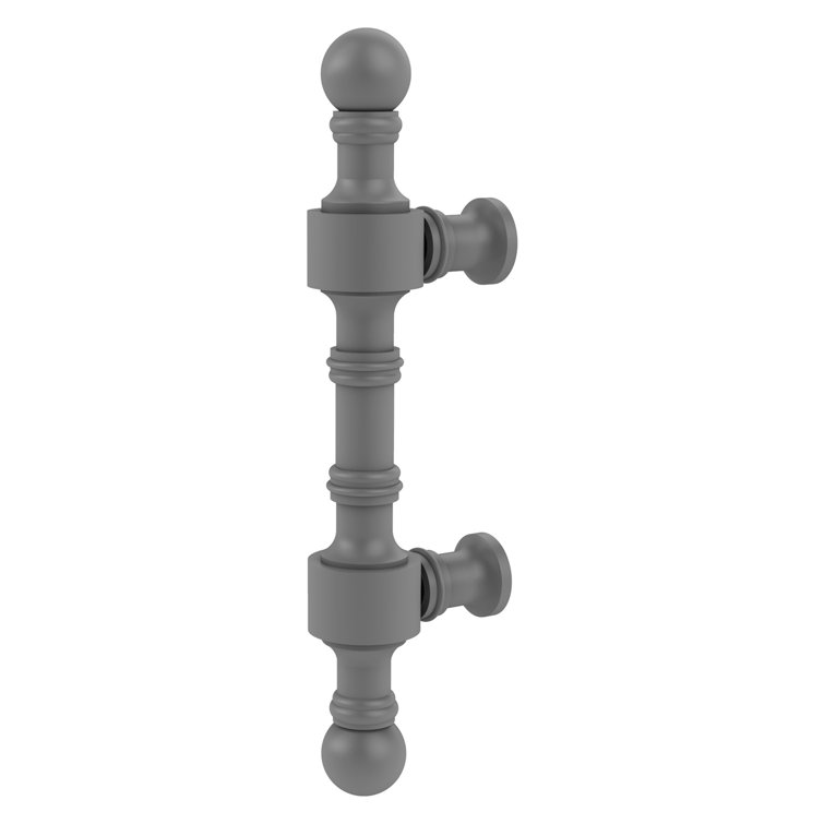 Matte Gray Brass 3-Inch Round Cabinet Pull