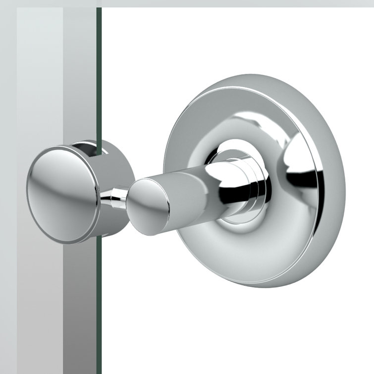 Frameless Oval Chrome Vanity Mirror with Beveled Glass
