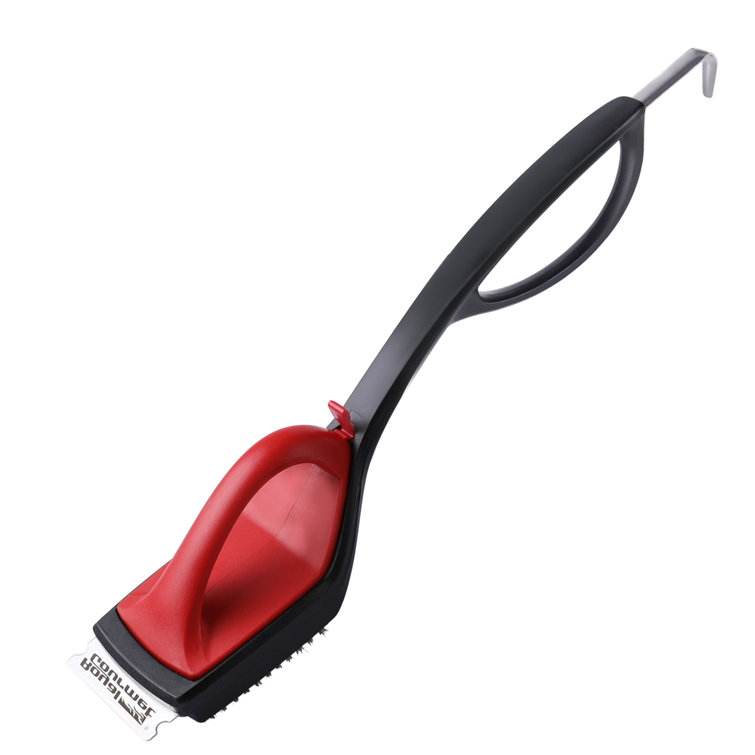 Royal Gourmet Red and Black Grill Cleaning Brush Set with Scraper