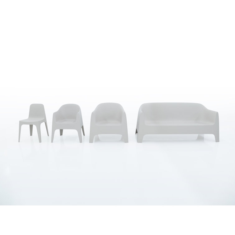 Stefano Giovannoni 71'' White Matte Polypropylene Outdoor Sofa