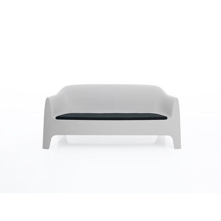 Stefano Giovannoni 71'' White Matte Polypropylene Outdoor Sofa