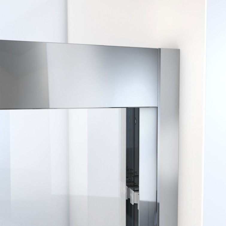 Duet Plus 56"-60" Chrome Semi-Frameless Sliding Shower Door