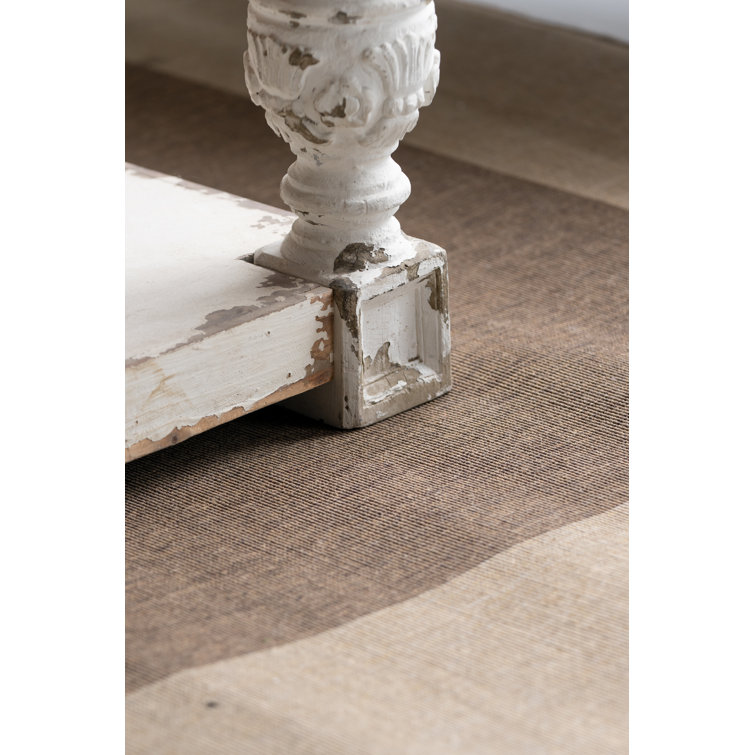 Whitewash Fir Wood Rectangular Coffee Table with Storage and Carved Legs