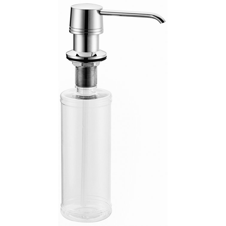 Chrome Finish Liquid Soap Dispenser with Brass Pump
