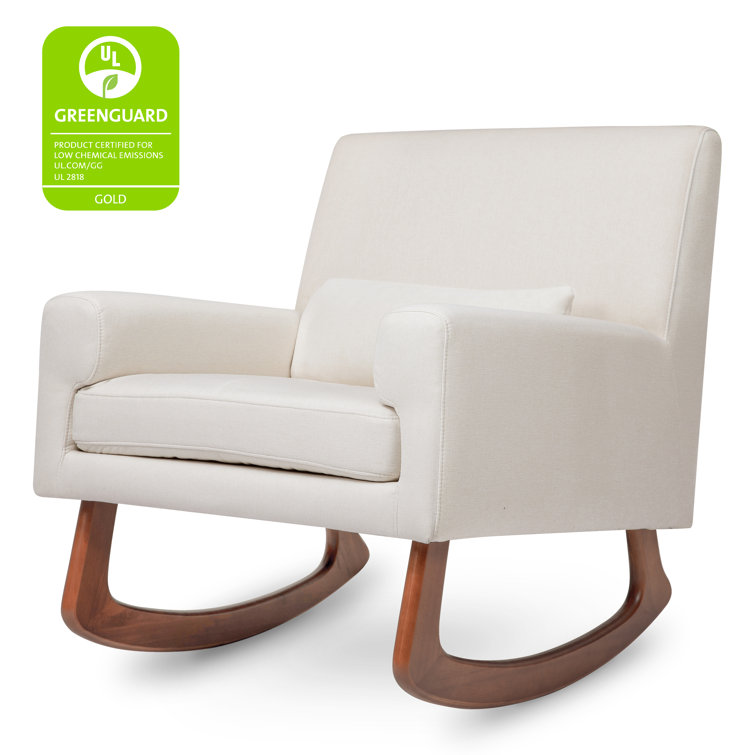Eco-Performance Cream & Walnut Sleepytime Rocking Chair