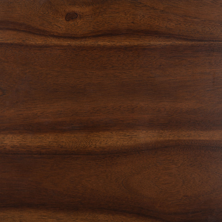 Brylin 3-Drawer Dark Walnut Nightstand with Chrome Accents