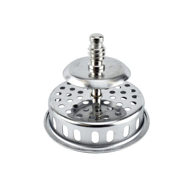Keeney Silver Stainless Steel Rust Resistant Kitchen Sink Strainer Basket