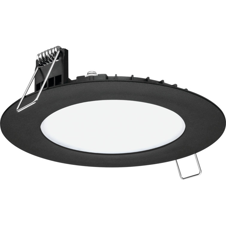 4'' Matte Black Aluminum LED Recessed Lighting Kit