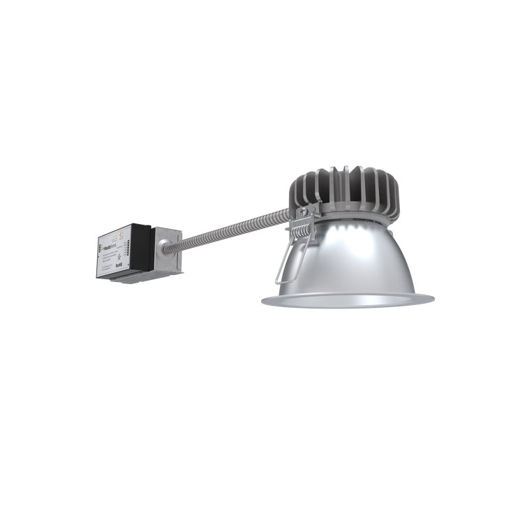 4'' Silver Aluminum LED Retrofit Recessed Lighting Kit