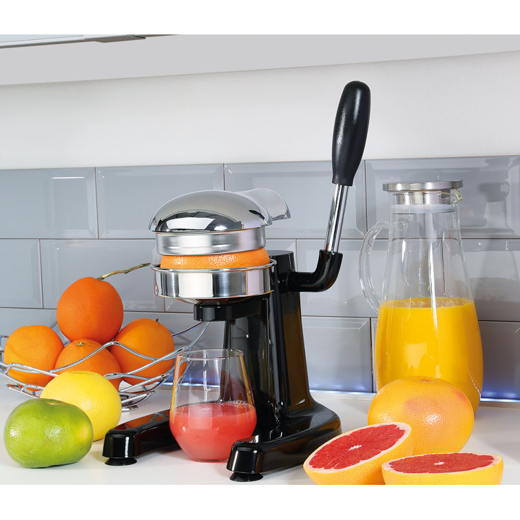 Black Stainless Steel Commercial Citrus Juicer